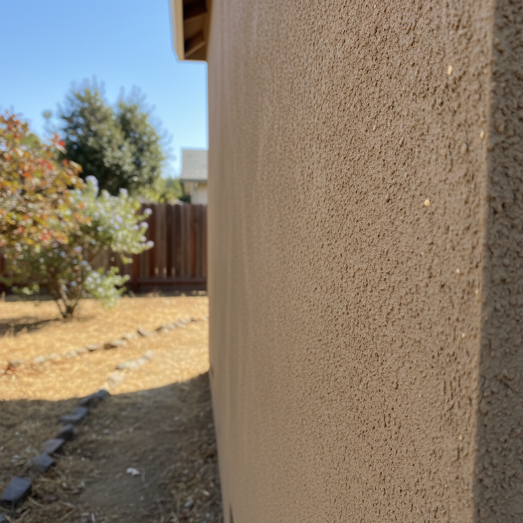 Completed stucco redashing work at a residential property in Castro Valley, CA
