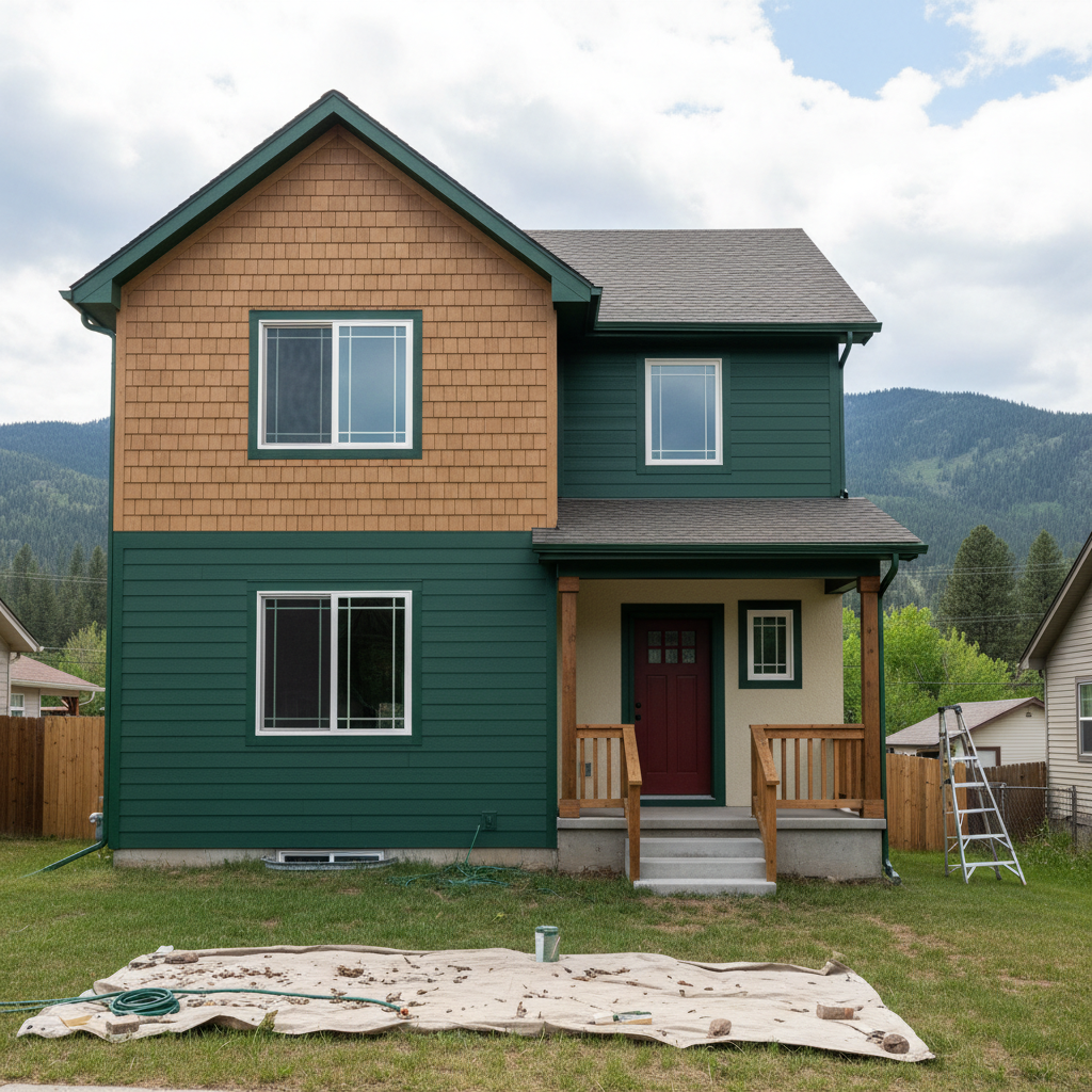 Completed commercial painting work at a residential property in Missoula, MT