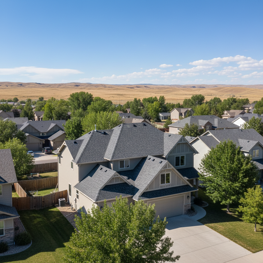 Completed new construction roofing work at a residential property in Billings, MT