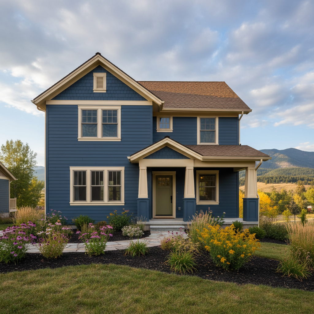 Completed color consultation work at a residential property in Missoula, MT