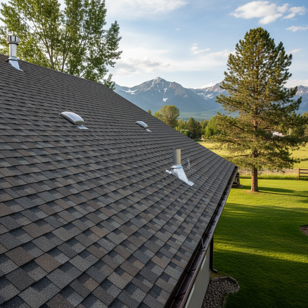 Completed roof inspection work at a residential property in Bozeman, MT