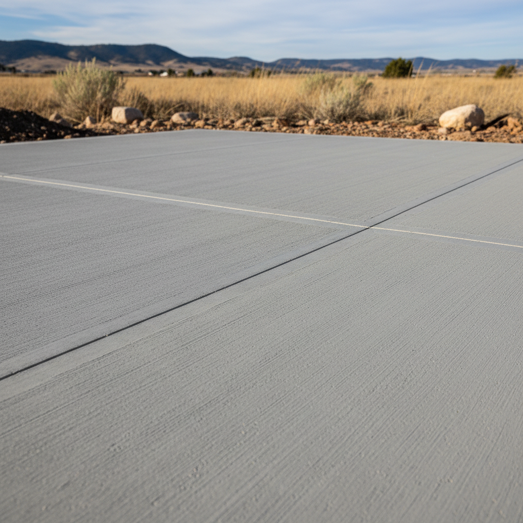 Completed concrete foundations work at a residential property in Piedmont, SD