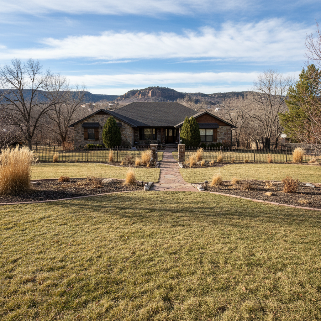 Completed seasonal cleanup work at a residential property in Rapid City, SD