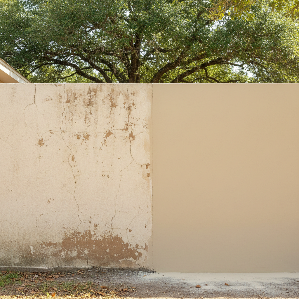 Completed drywall repair and painting work at a residential property in McKinney, TX