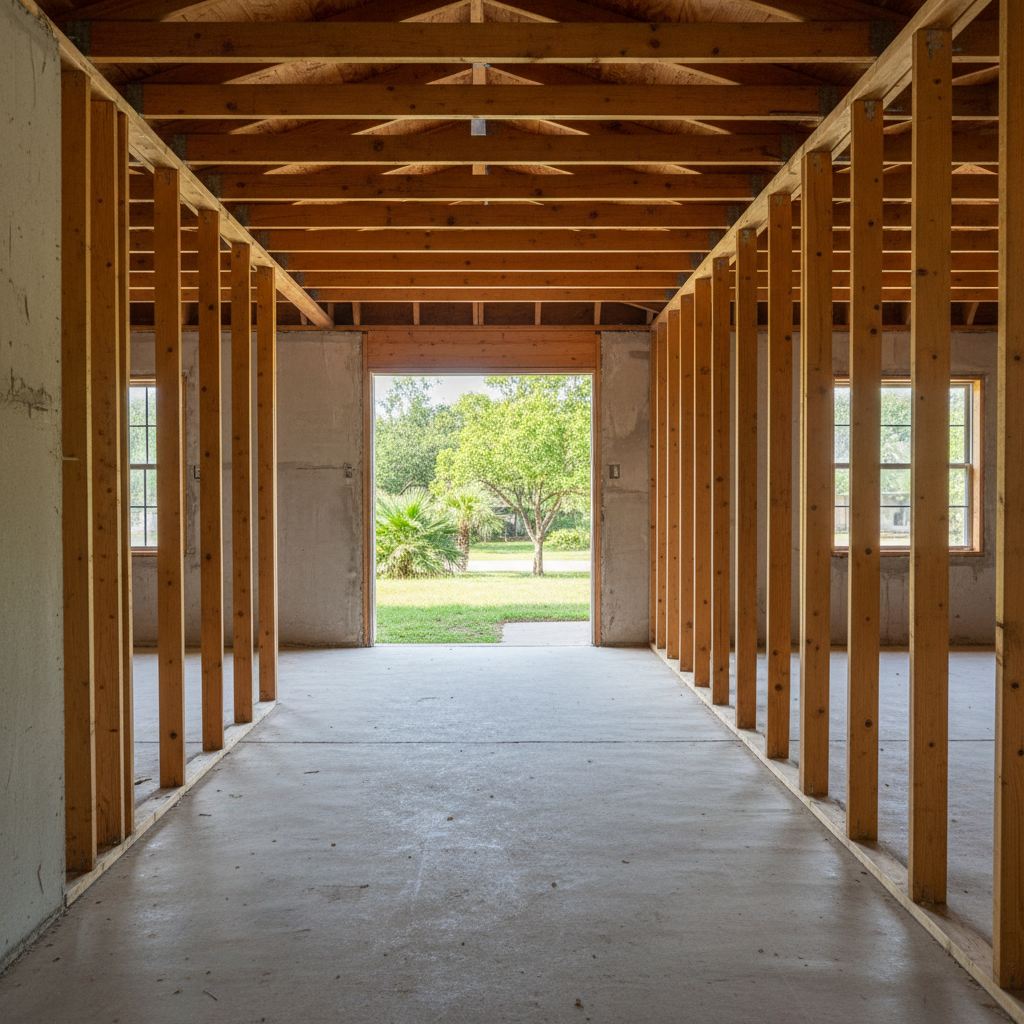 Completed insulation removal work at a residential property in San Antonio, TX