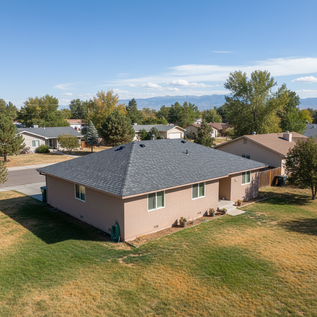 Completed storm damage repair work at a residential property in Kearns, UT