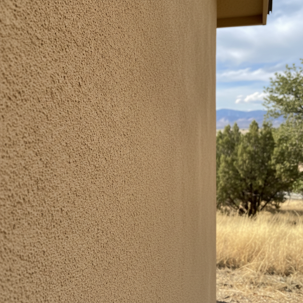 Completed stucco installation work at a residential property in Taylorsville, UT