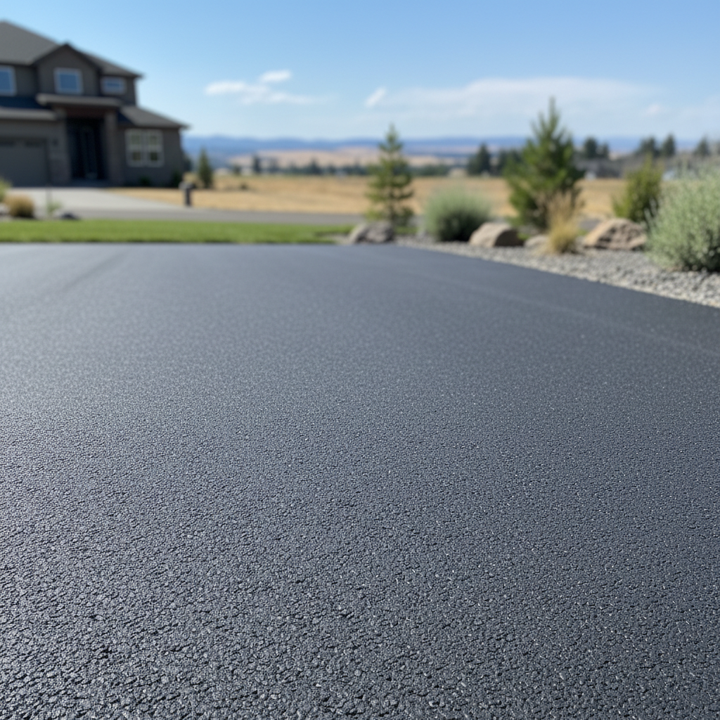 Completed commercial asphalt work at a residential property in Yakima, WA