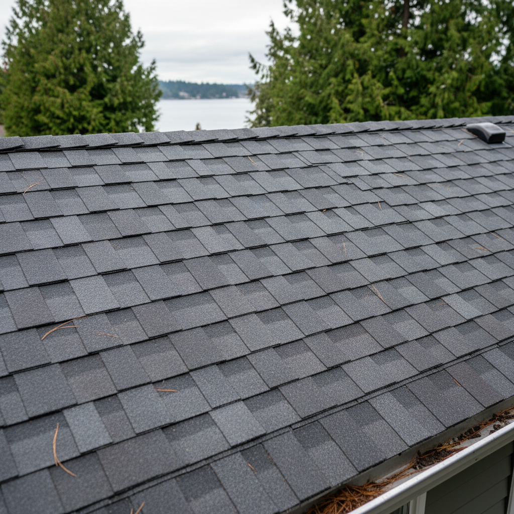 Completed roof inspection work at a residential property in Mercer Island, WA