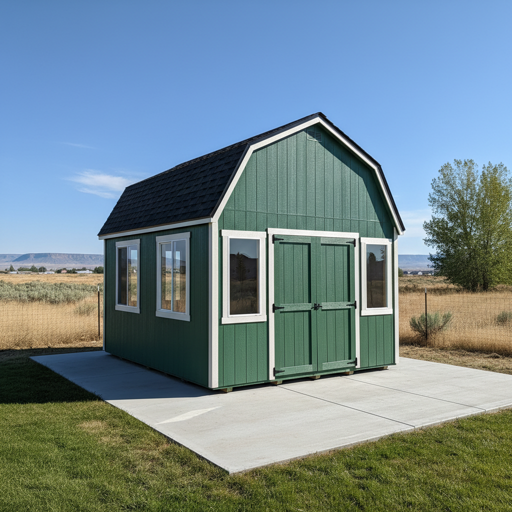 Completed garages work at a residential property in Moses Lake, WA