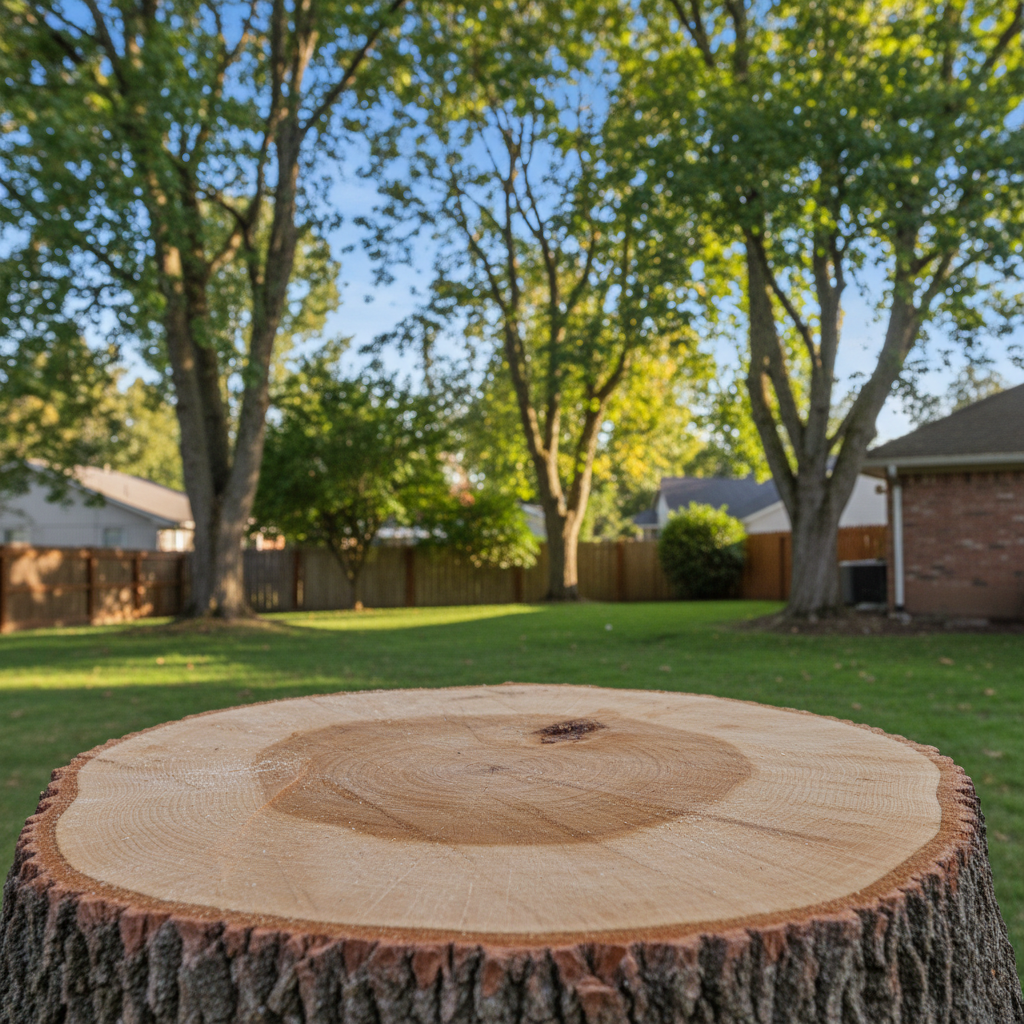 Completed tree trimming work at a residential property in Richland, WA