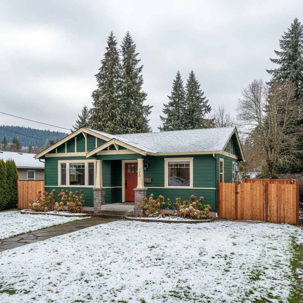 Completed color consultation work at a residential property in Yakima, WA