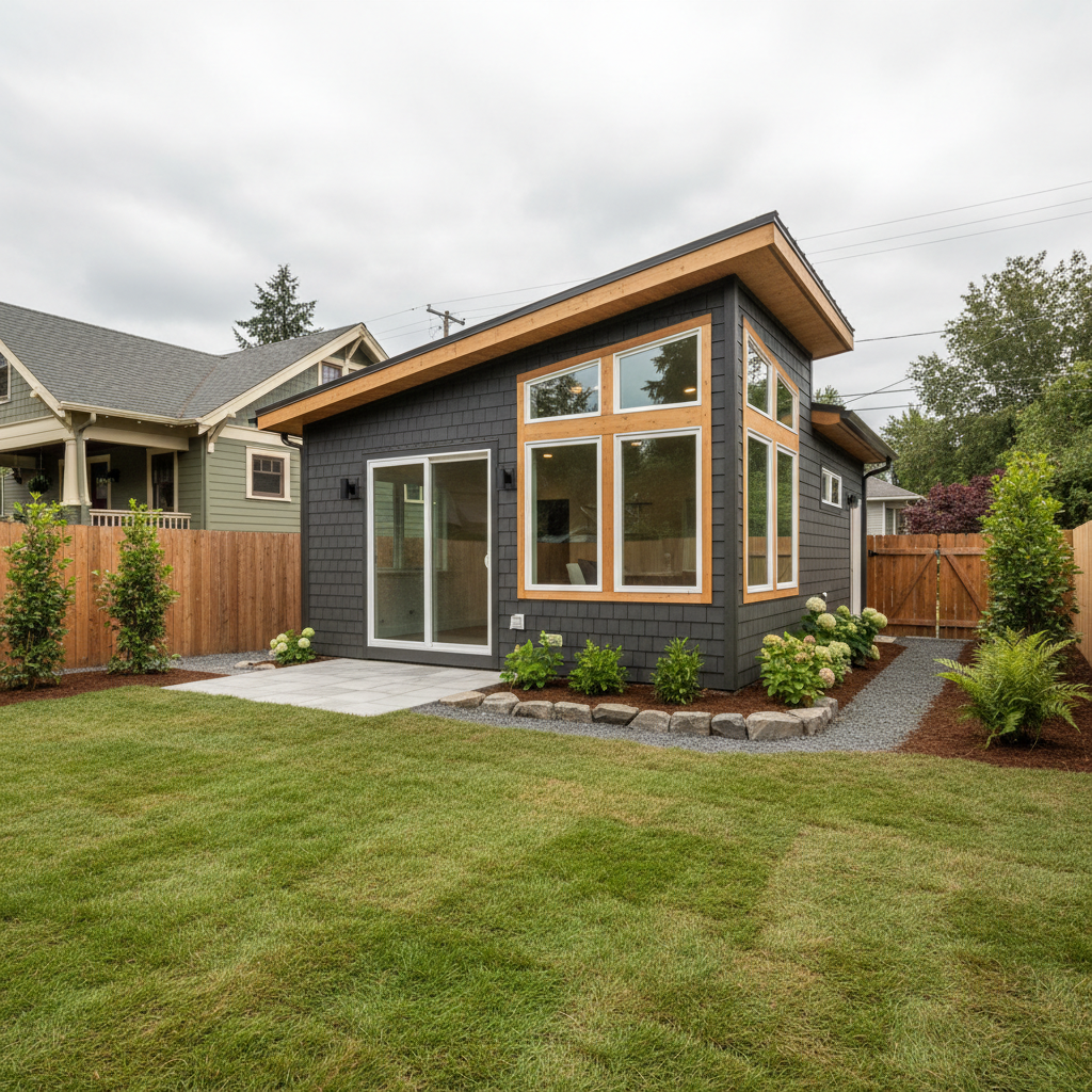 Completed adu permitting work at a residential property in Portland, OR