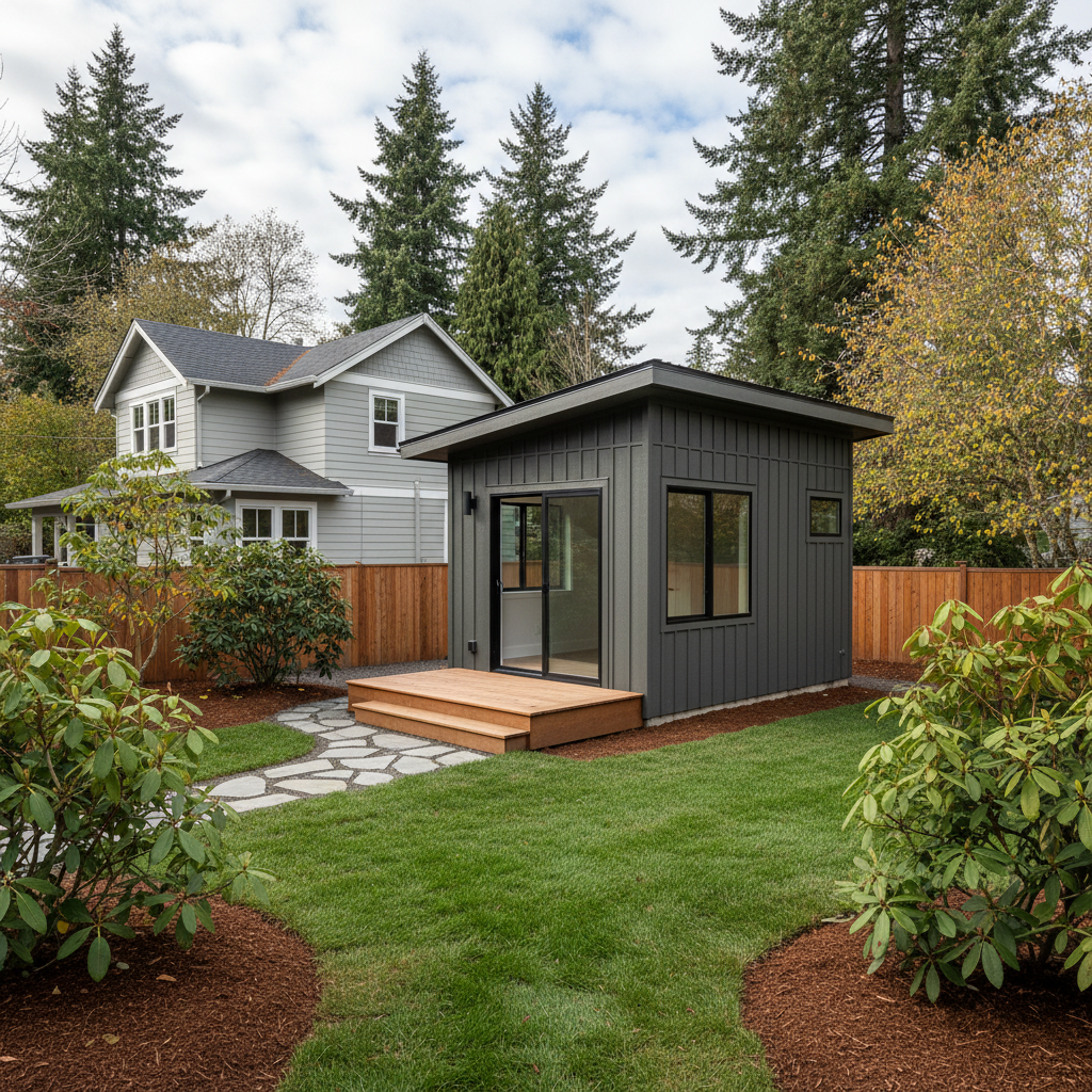 Completed adu design work at a residential property in Beaverton, OR