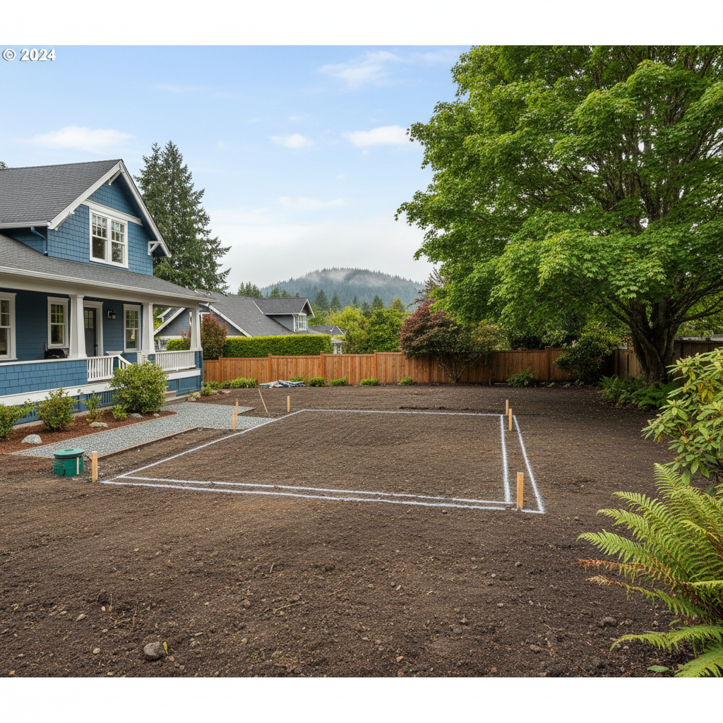 Completed adu site assessment work at a residential property in Portland, OR