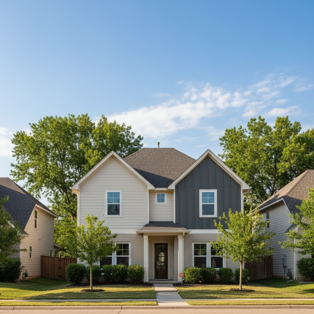 Completed james hardie siding work at a residential property in Guymon, OK