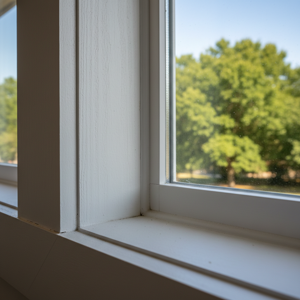 Completed bay window installation work at a residential property in Guymon, OK