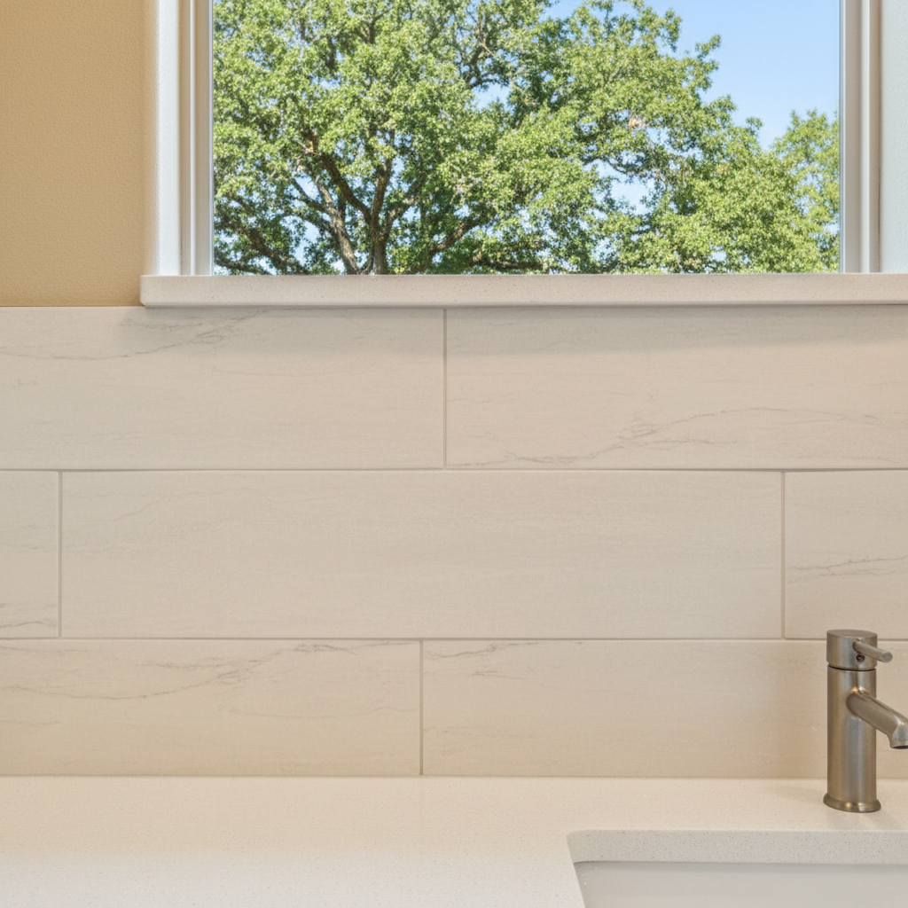 Completed bathroom remodel work at a residential property in Bixby, OK