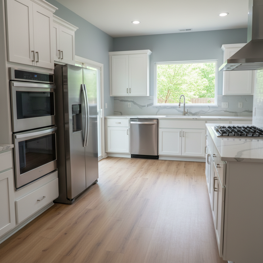 Completed appliance installation work at a residential property in Bixby, OK