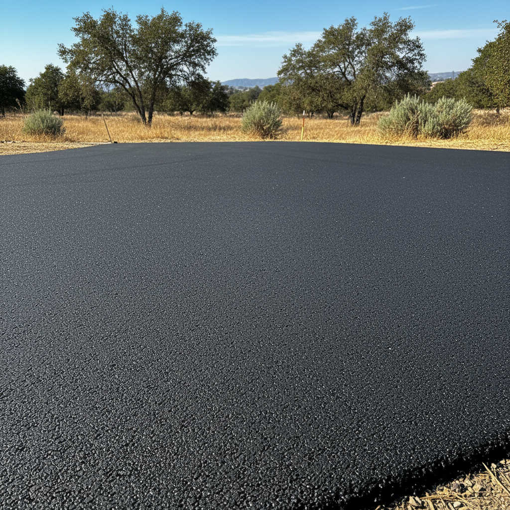 Completed commercial asphalt work at a residential property in Tracy, CA