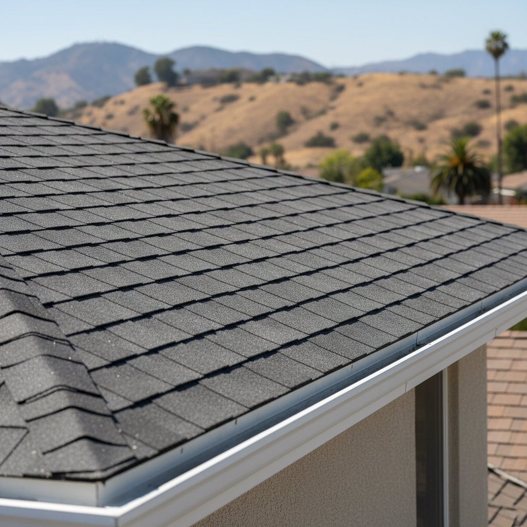 Completed storm damage repair work at a residential property in Irwindale, CA