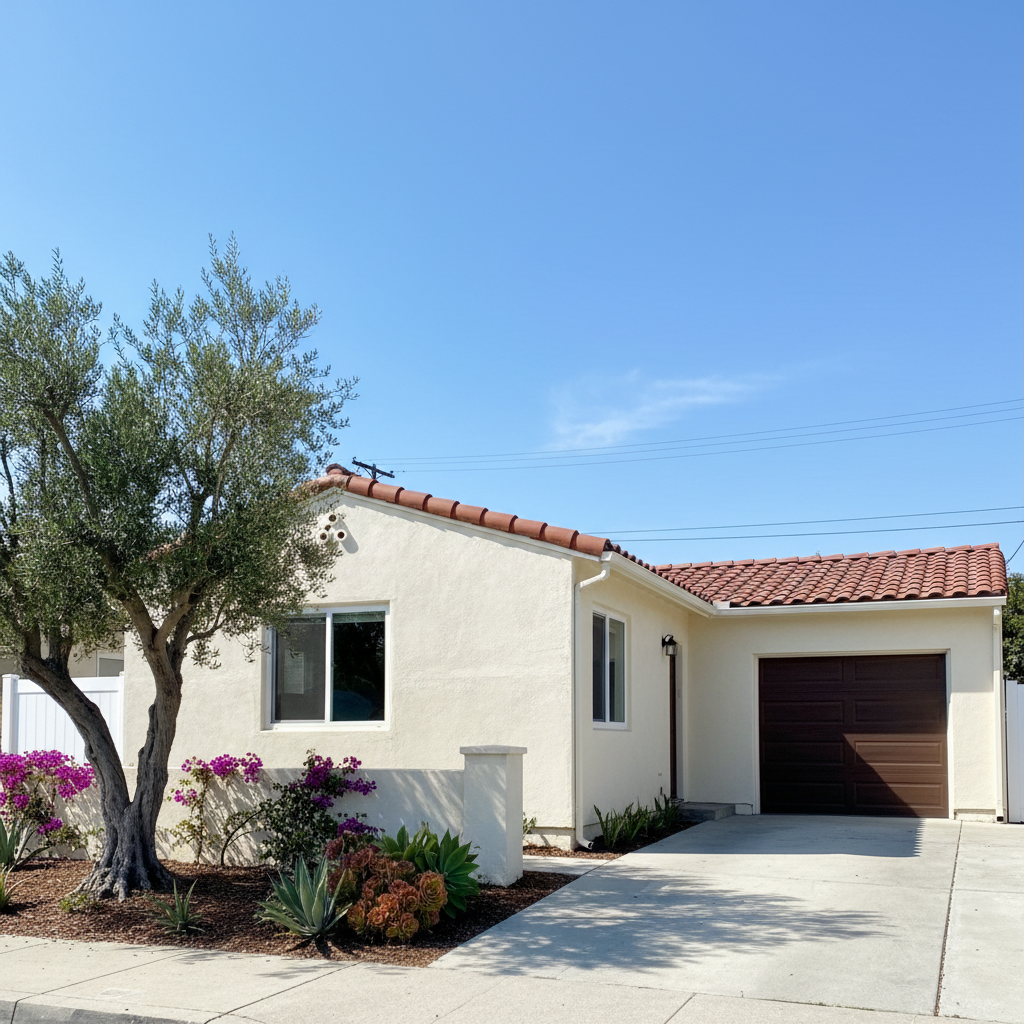 Completed eifs installation work at a residential property in Hawthorne, CA