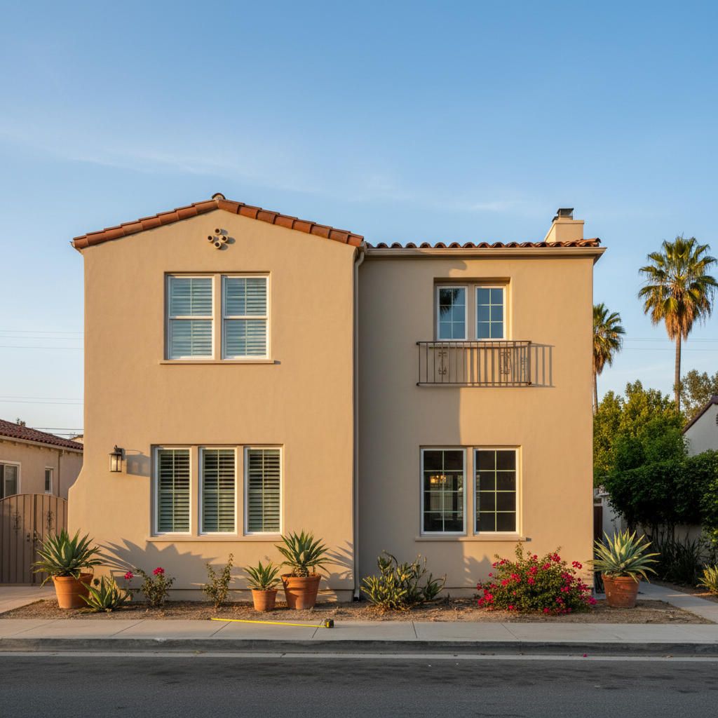 Completed stucco inspection work at a residential property in Santa Monica, CA