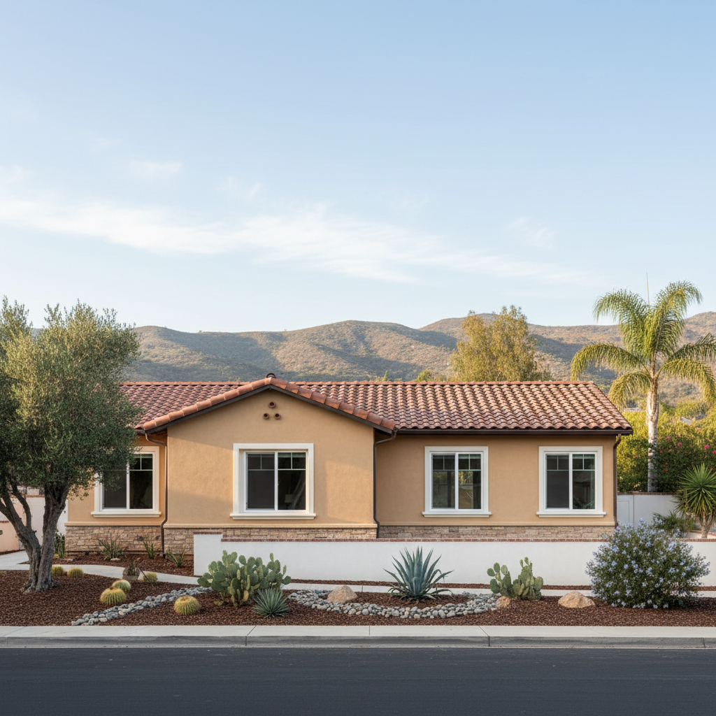 Completed stucco inspection work at a residential property in La Mesa, CA