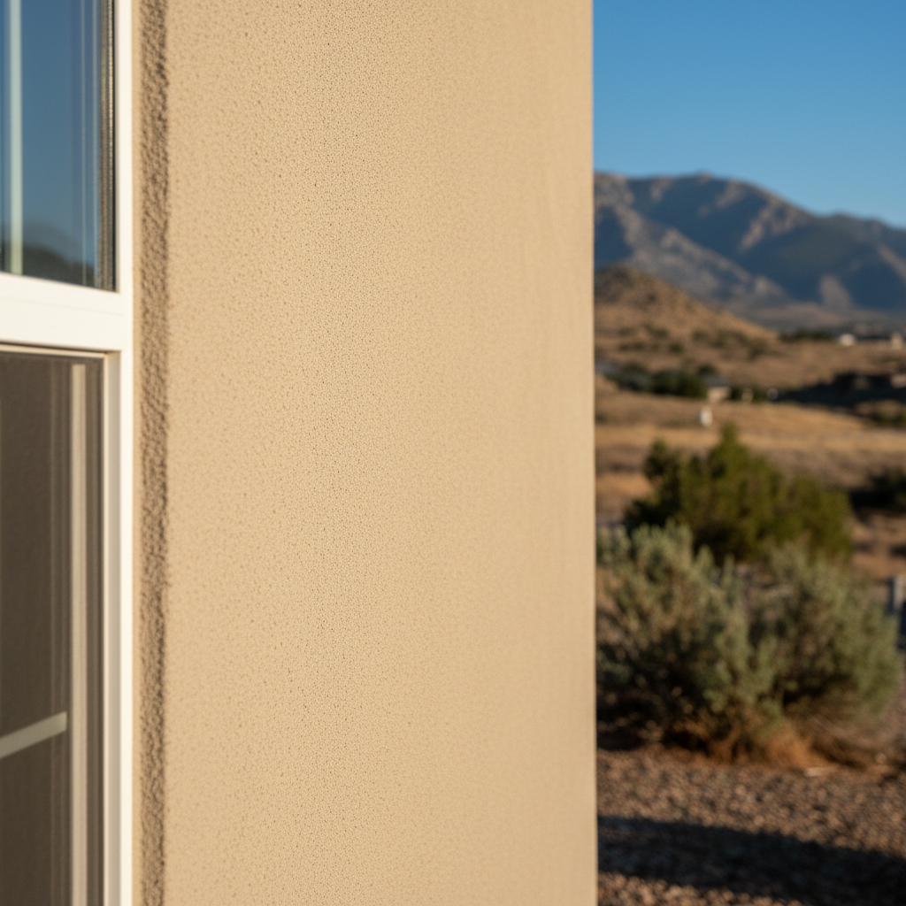 Completed stucco replacement work at a residential property in Salt Lake City, UT