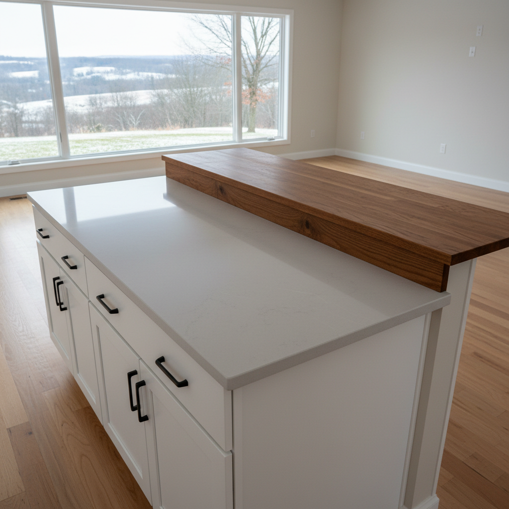 Completed open kitchen conversion work at a residential property in Galena, IL