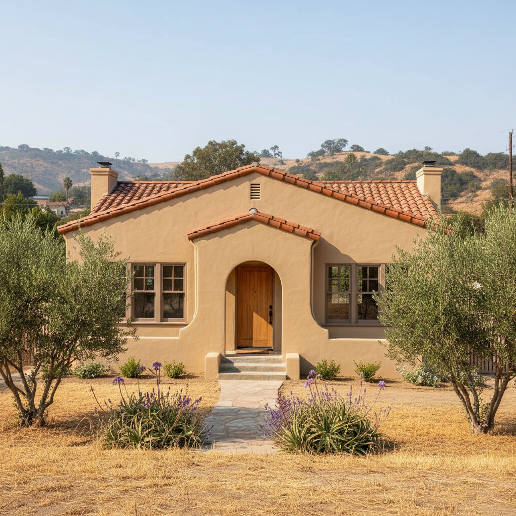 Completed stucco replacement work at a residential property in Pasadena, CA