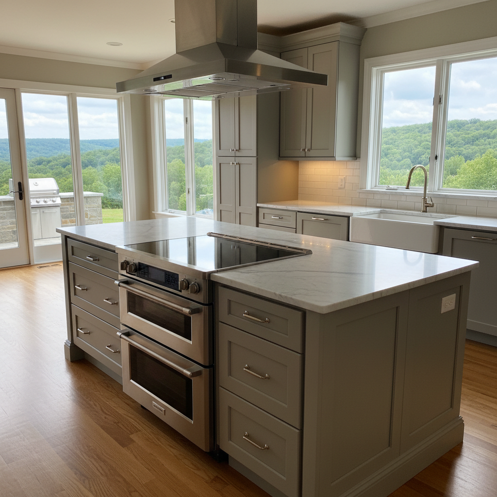 Completed appliance installation work at a residential property in Galena, IL