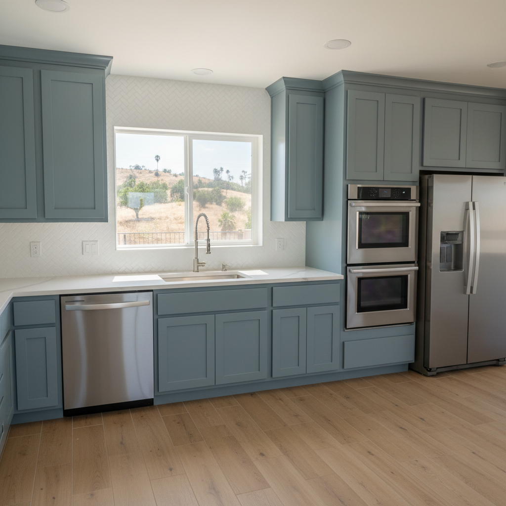 Completed appliance installation work at a residential property in Pomona, CA