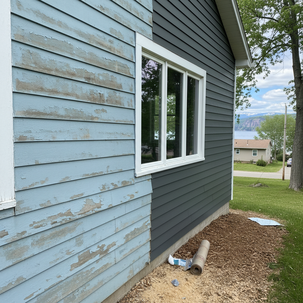 Completed siding inspection work at a residential property in Superior, WI