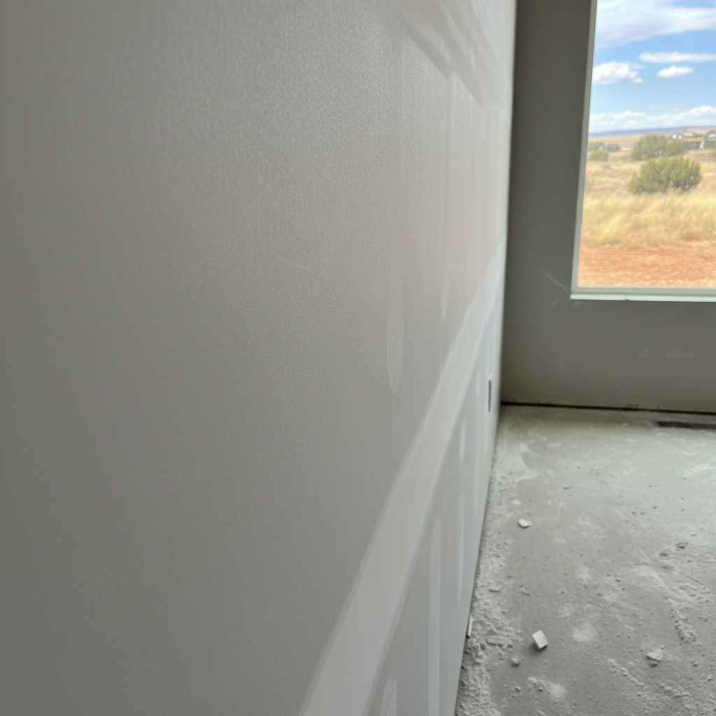 Completed drywall installation work at a residential property in South Jordan, UT