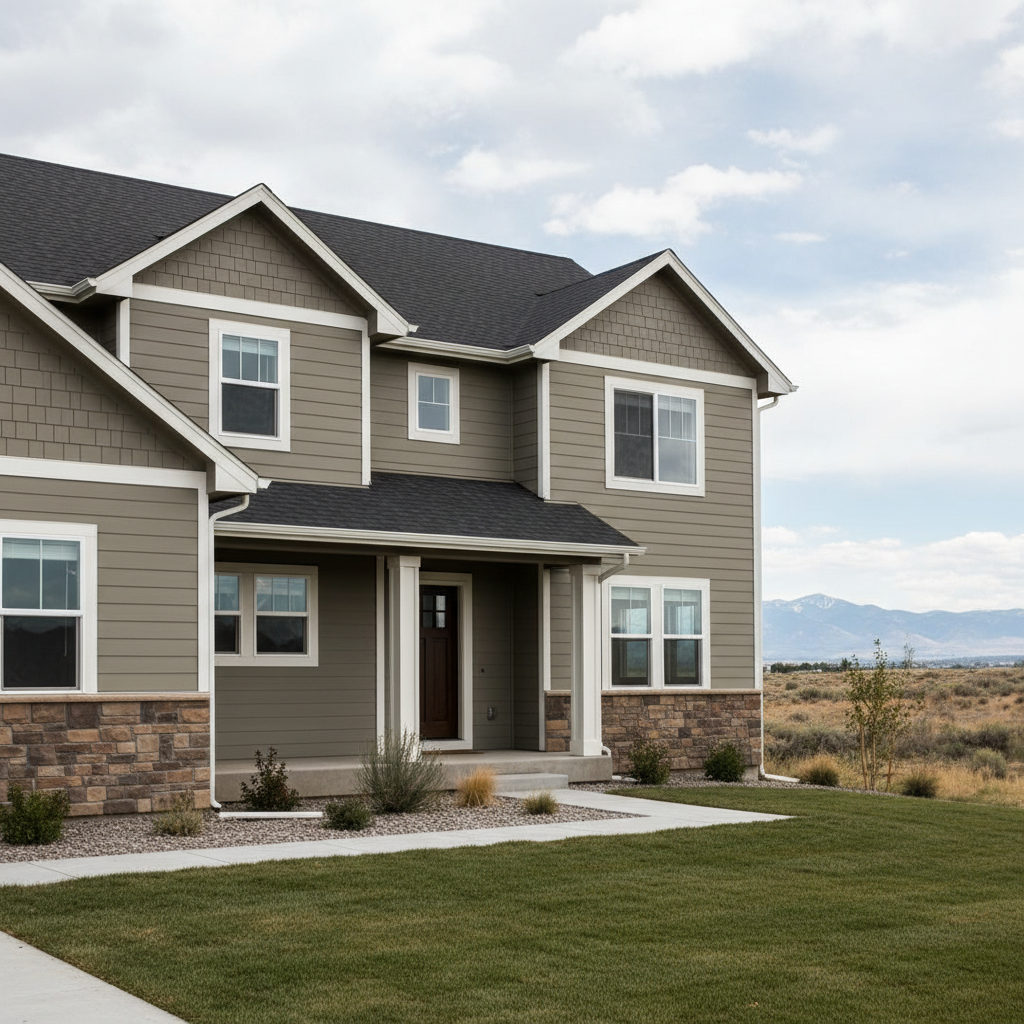 Completed james hardie siding work at a residential property in West Valley City, UT