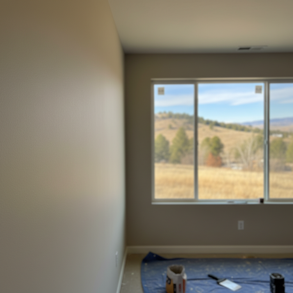 Completed drywall installation work at a residential property in Millcreek, UT