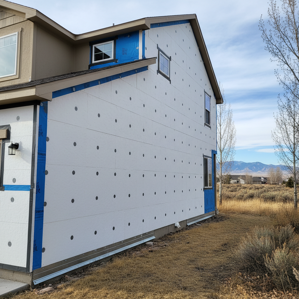 Completed insulation installation work at a residential property in West Jordan, UT