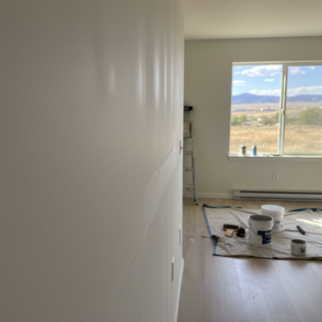 Completed drywall repair work at a residential property in Taylorsville, UT