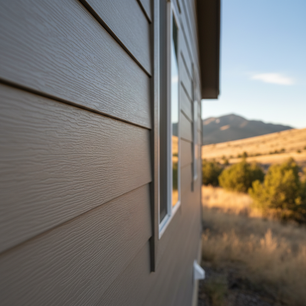 Completed vinyl siding installation work at a residential property in Ogden, UT