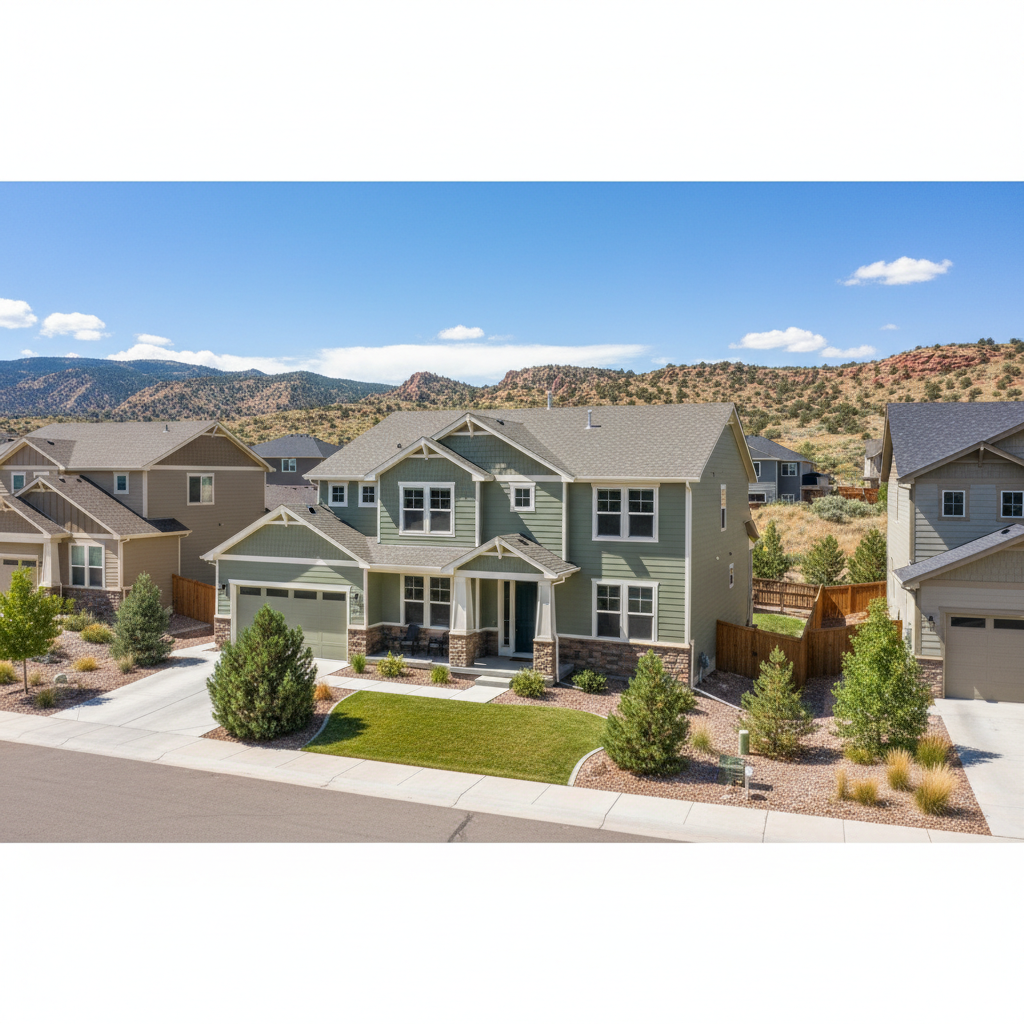 Completed siding replacement work at a residential property in Layton, UT