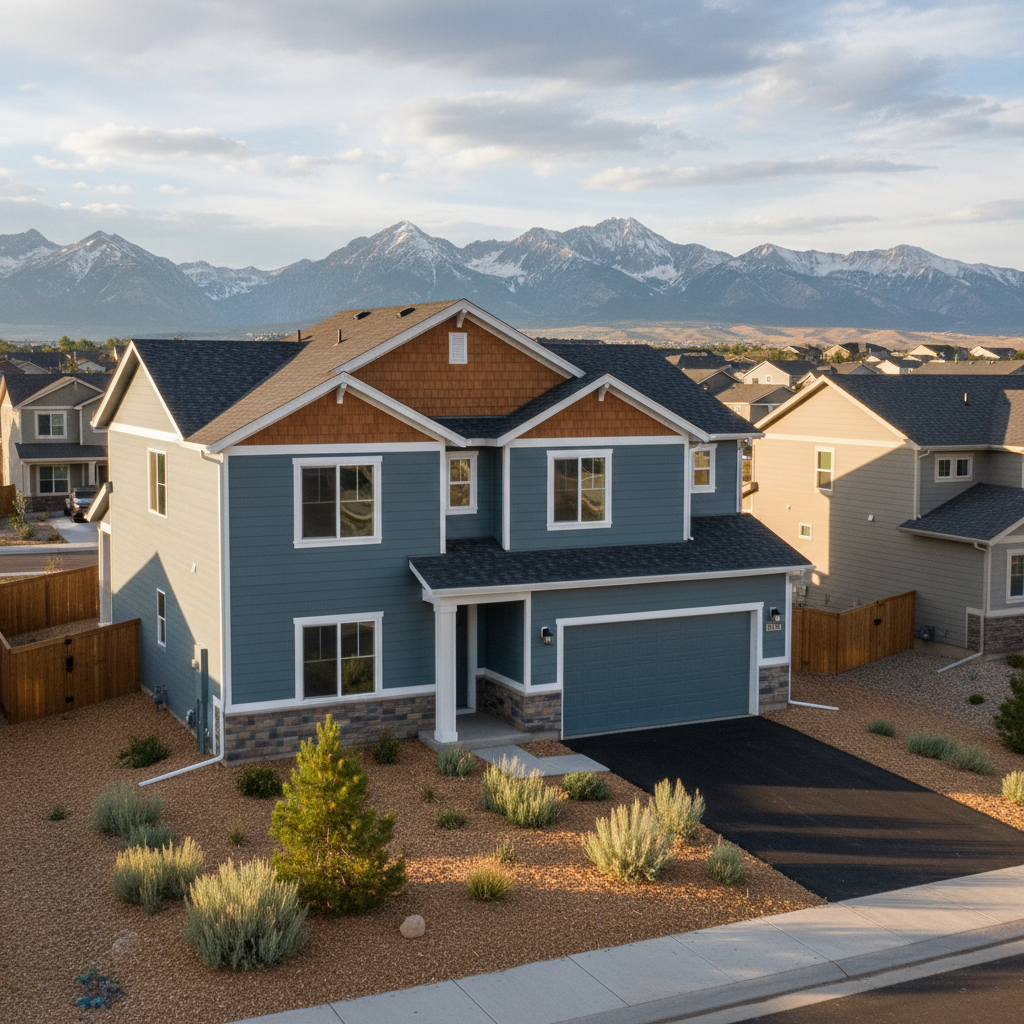 Completed siding installation work at a residential property in Layton, UT