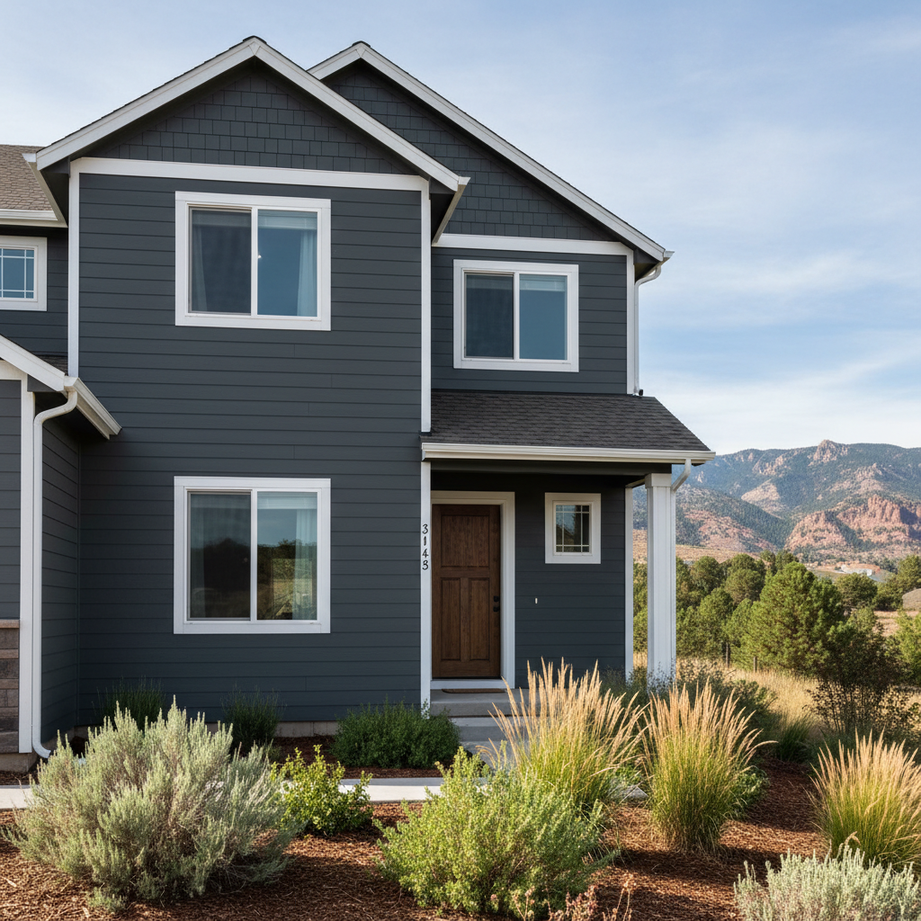 Completed siding replacement work at a residential property in Ogden, UT