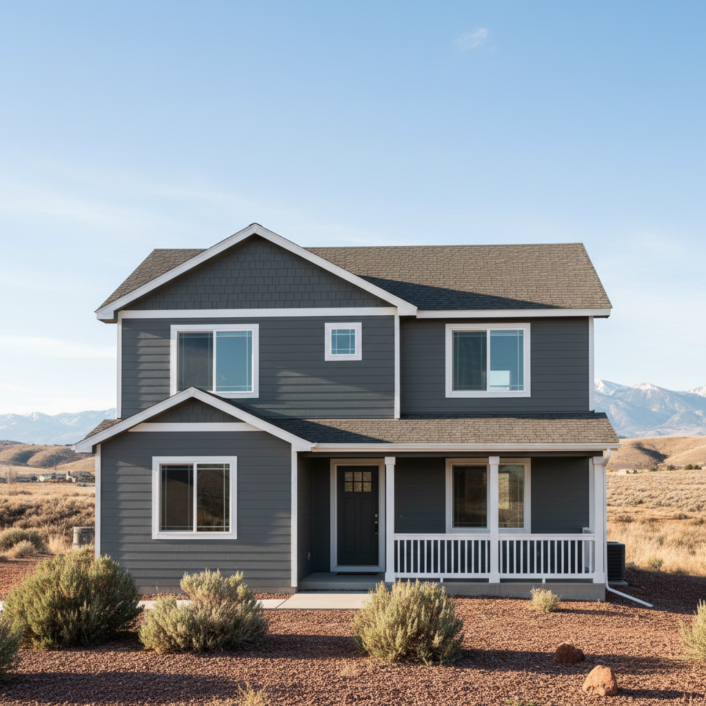 Completed siding removal work at a residential property in South Jordan, UT
