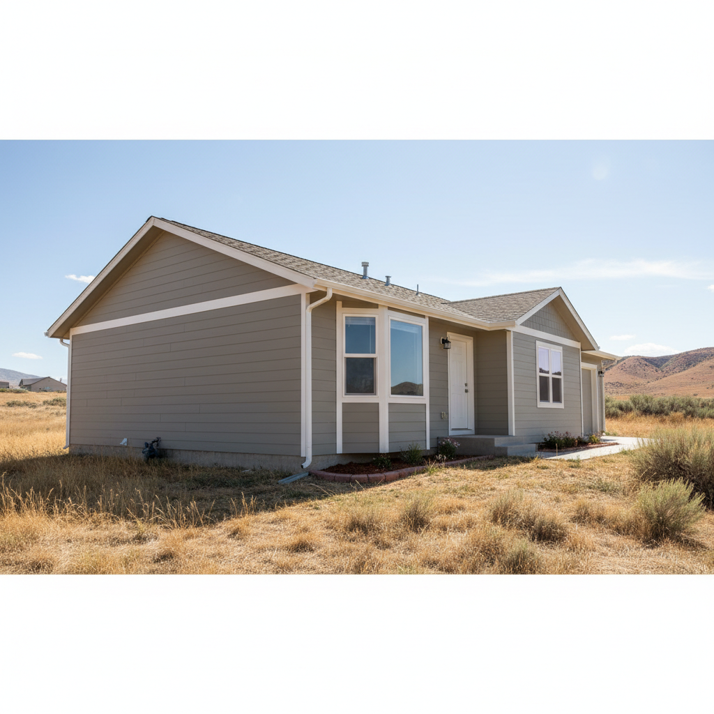 Completed james hardie siding work at a residential property in West Jordan, UT