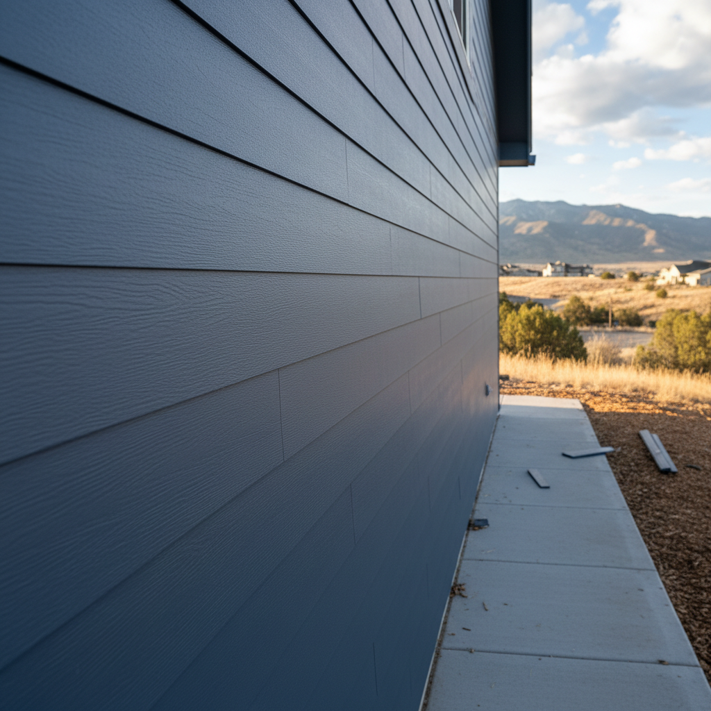 Completed siding removal work at a residential property in Lehi, UT