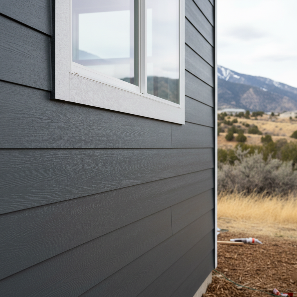 Completed siding replacement work at a residential property in Millcreek, UT