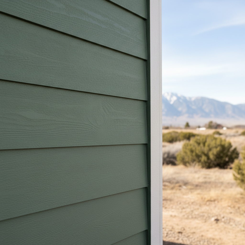 Completed cement siding work at a residential property in Orem, UT