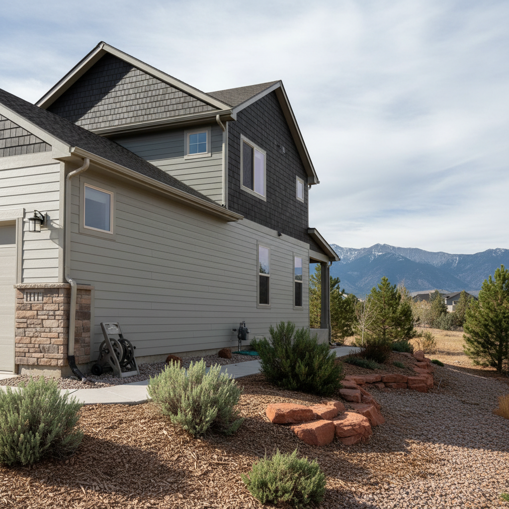 Completed siding removal work at a residential property in Millcreek, UT