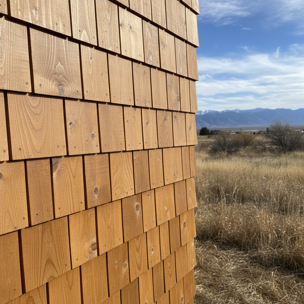 Completed wooden siding work at a residential property in Millcreek, UT